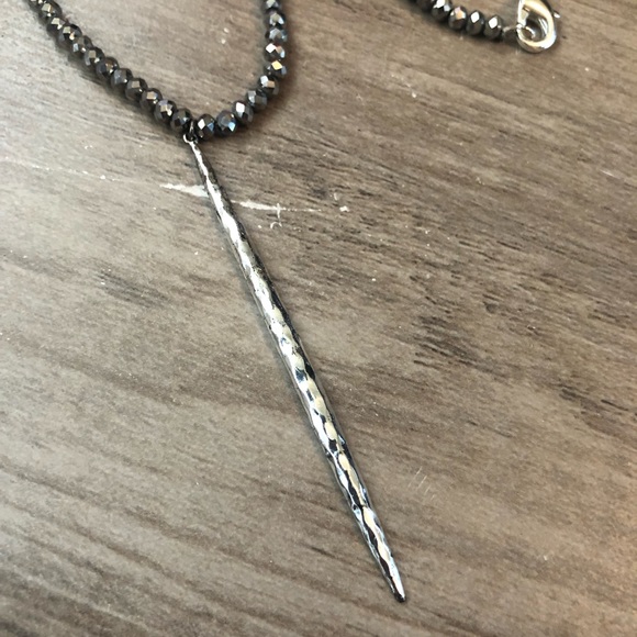 New Gorjana Nora Long Beaded Pendant necklace - Picture 2 of 8